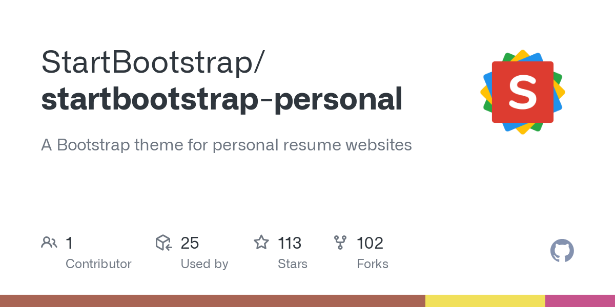 startbootstrap personal