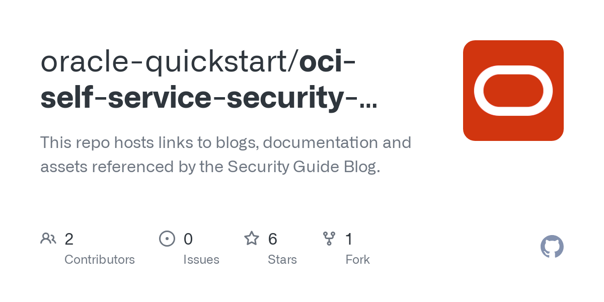 oci self service security guide