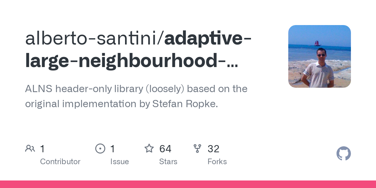 adaptive large neighbourhood search