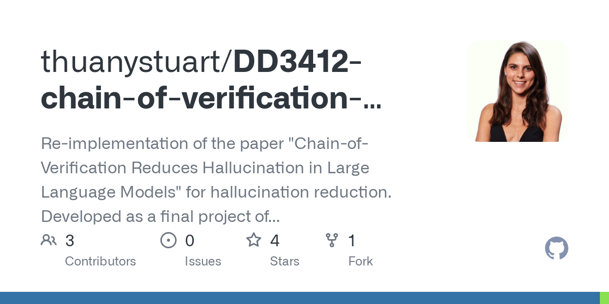 DD3412 chain of verification reproduction