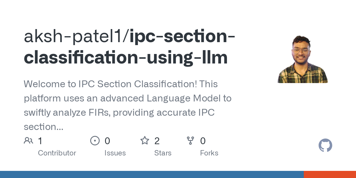 ipc section classification using llm