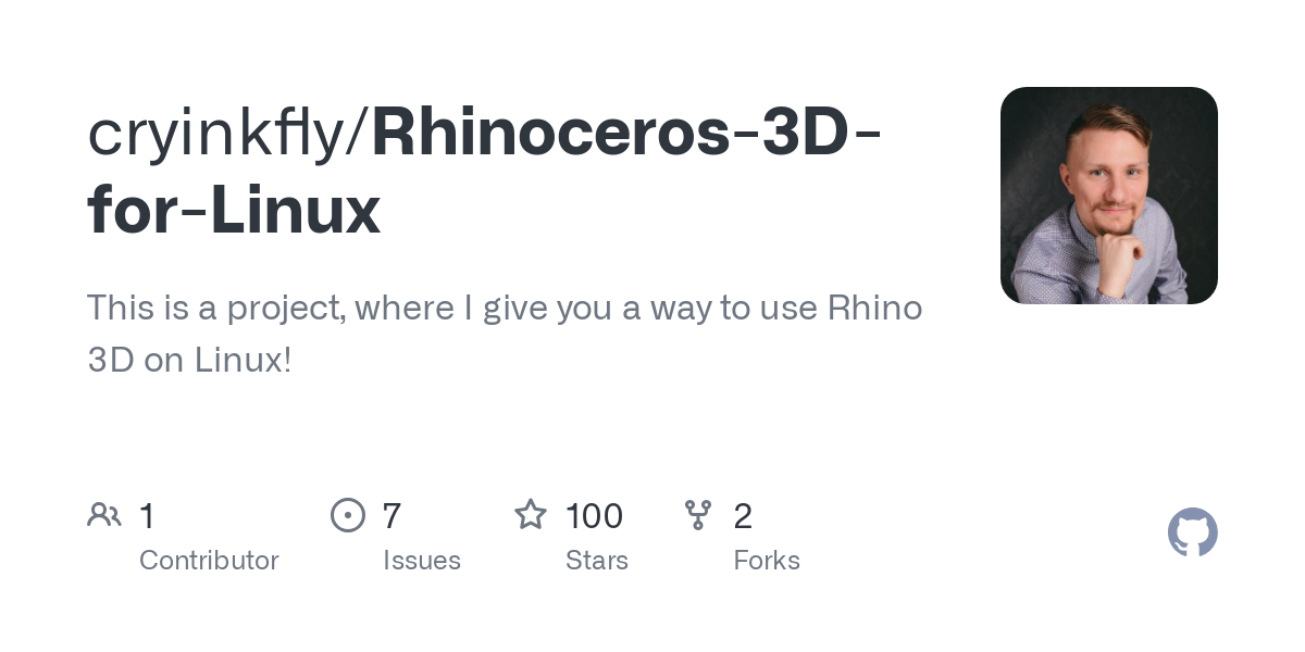 Rhinoceros 3D for Linux