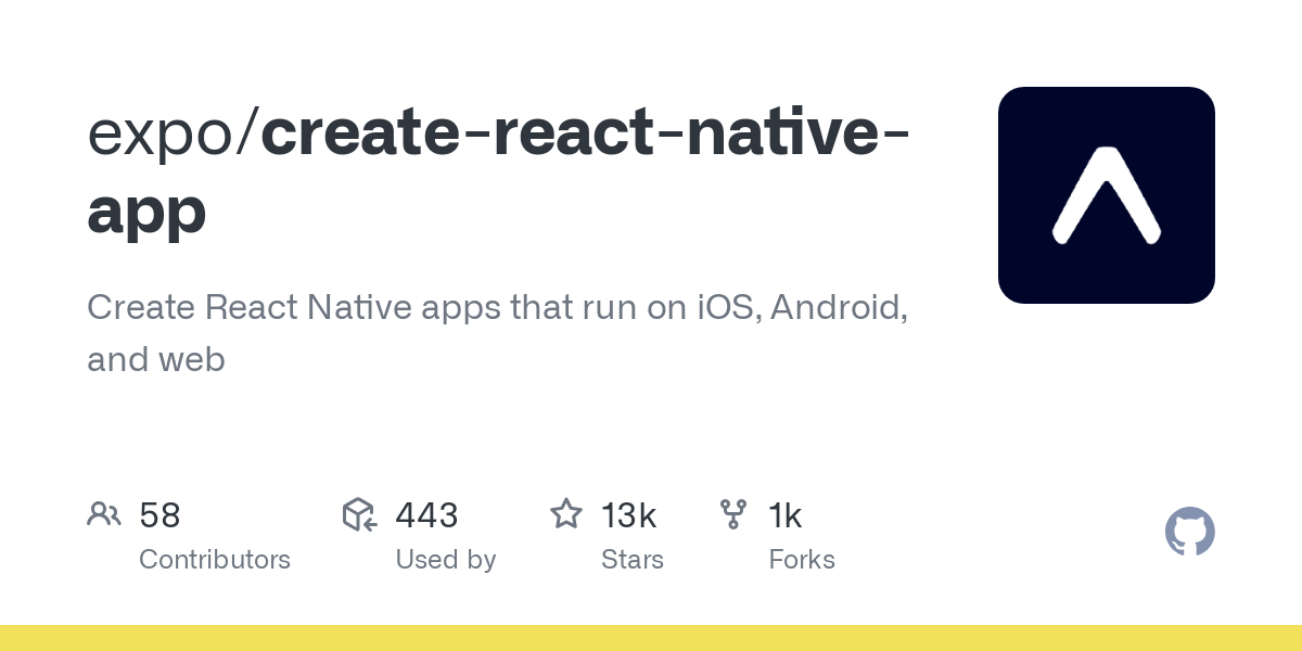 create react native app