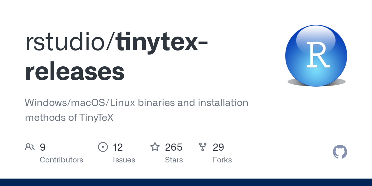 tinytex releases