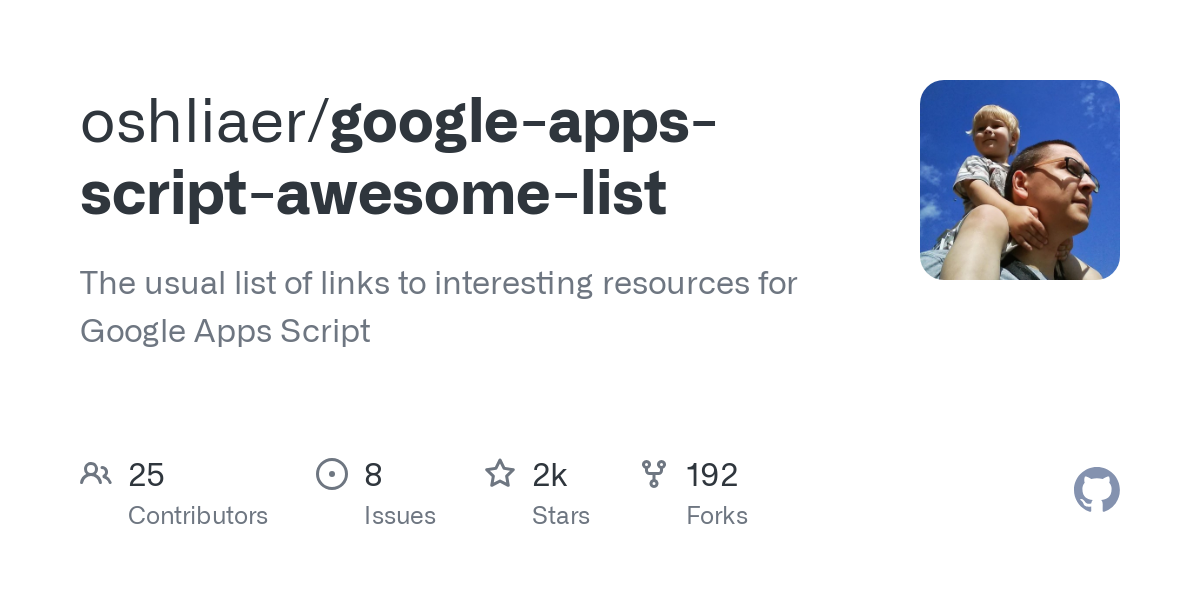 google apps script awesome list