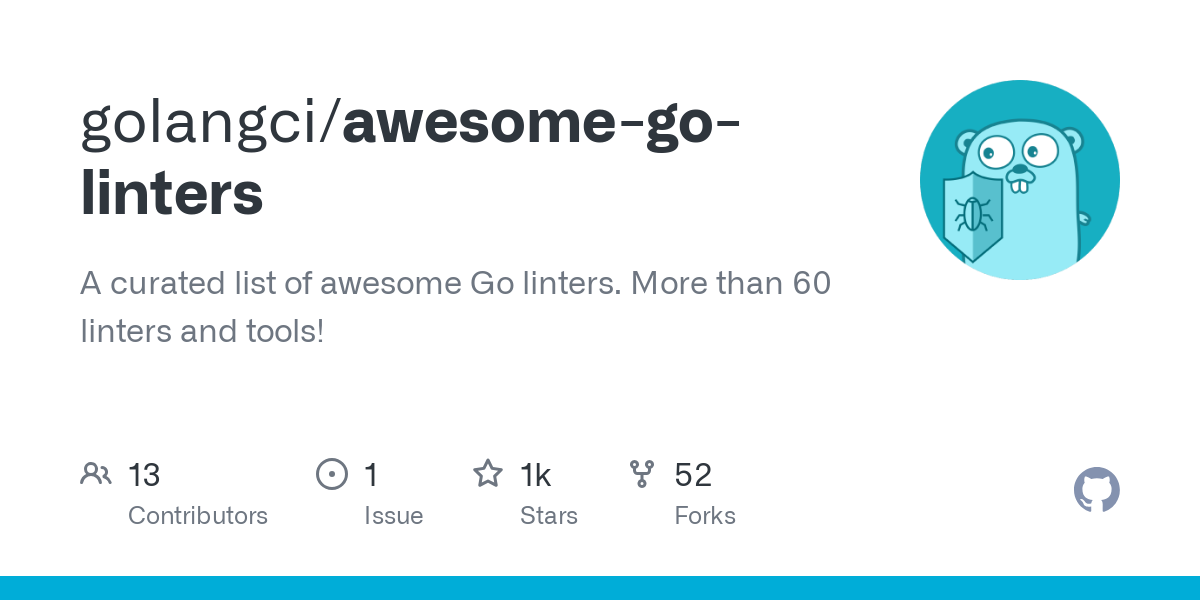 awesome go linters