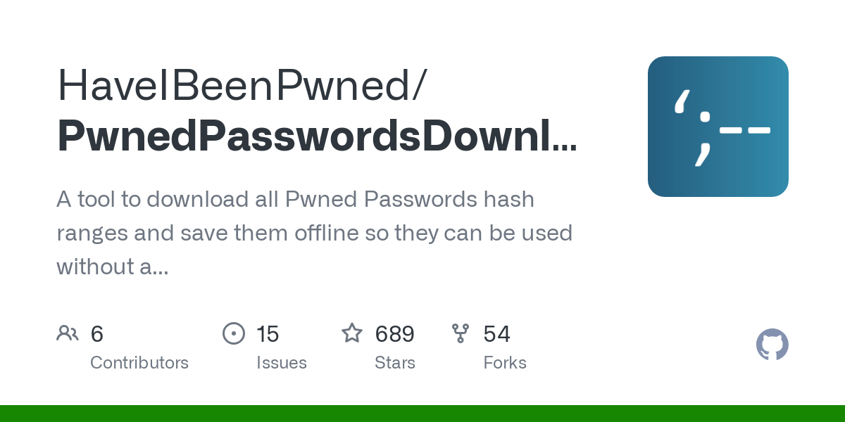 PwnedPasswordsDownloader