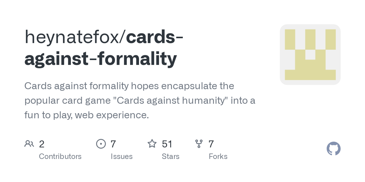 cards against formality