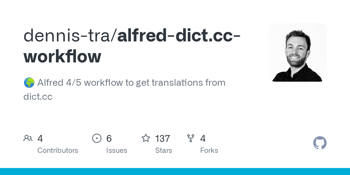 alfred dict.cc workflow