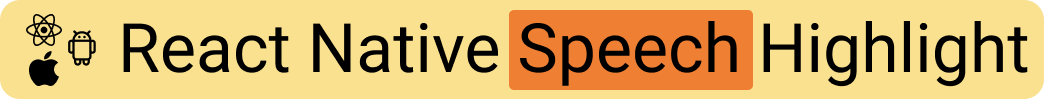 React Native Speech Respaldo