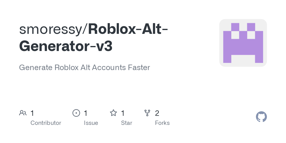 Roblox Alt Generator v3