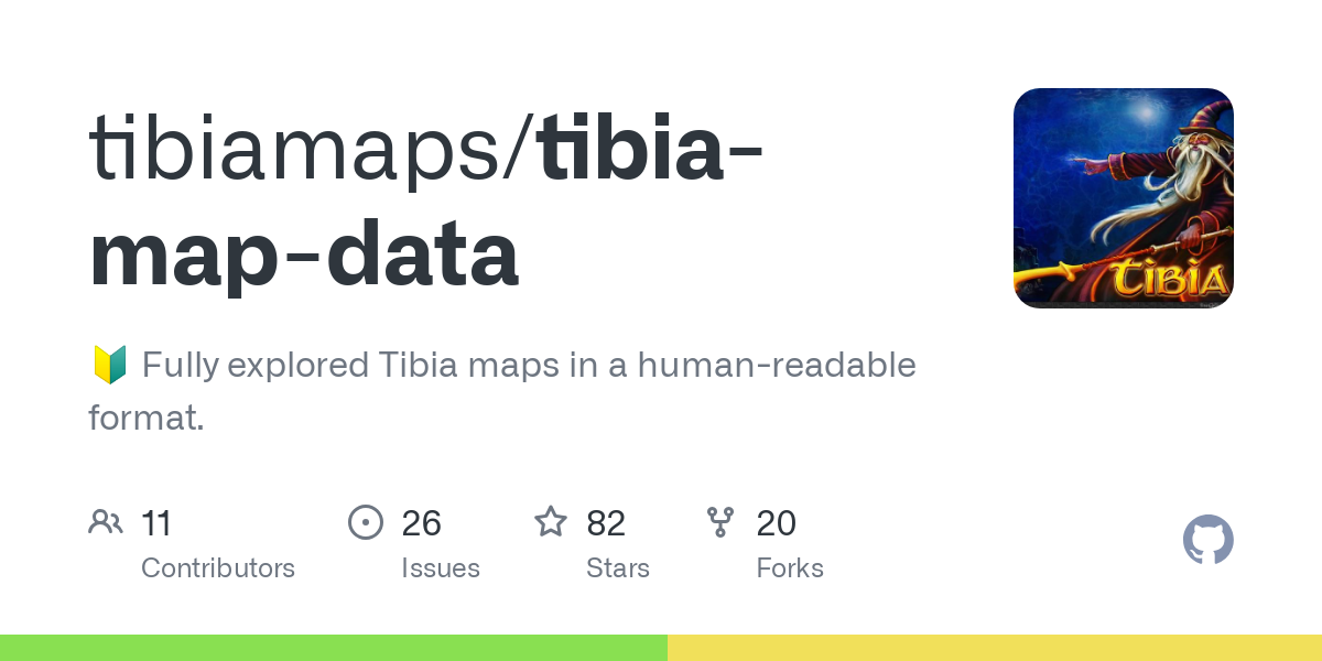 tibia map data