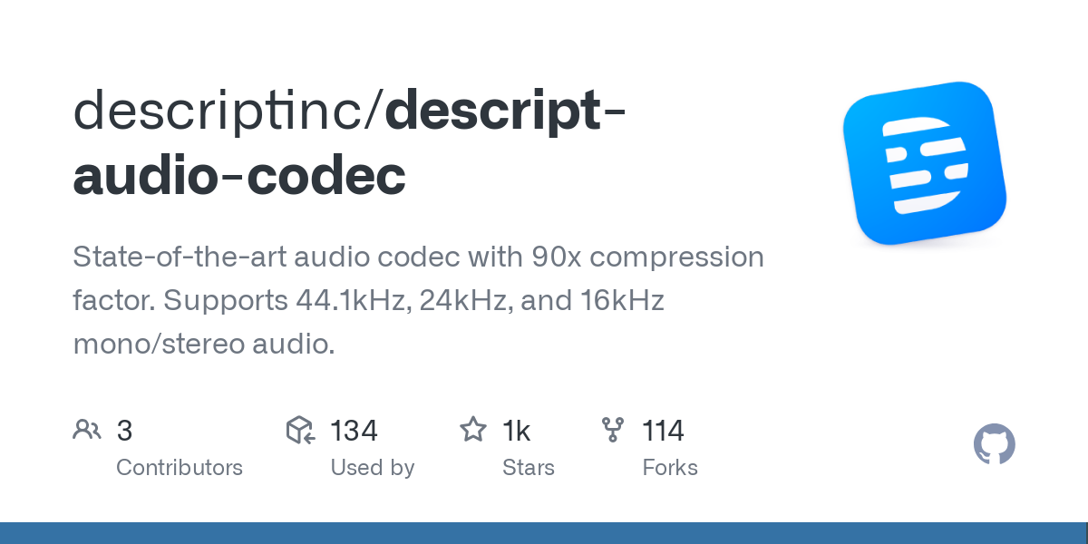 descript audio codec