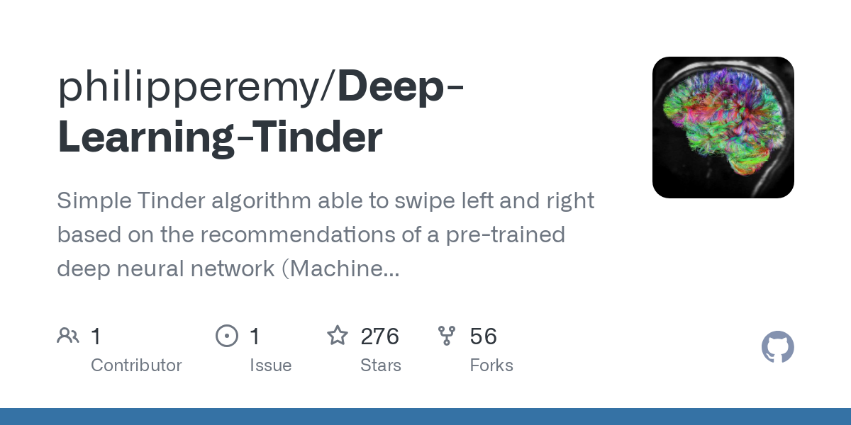 Deep Learning Tinder