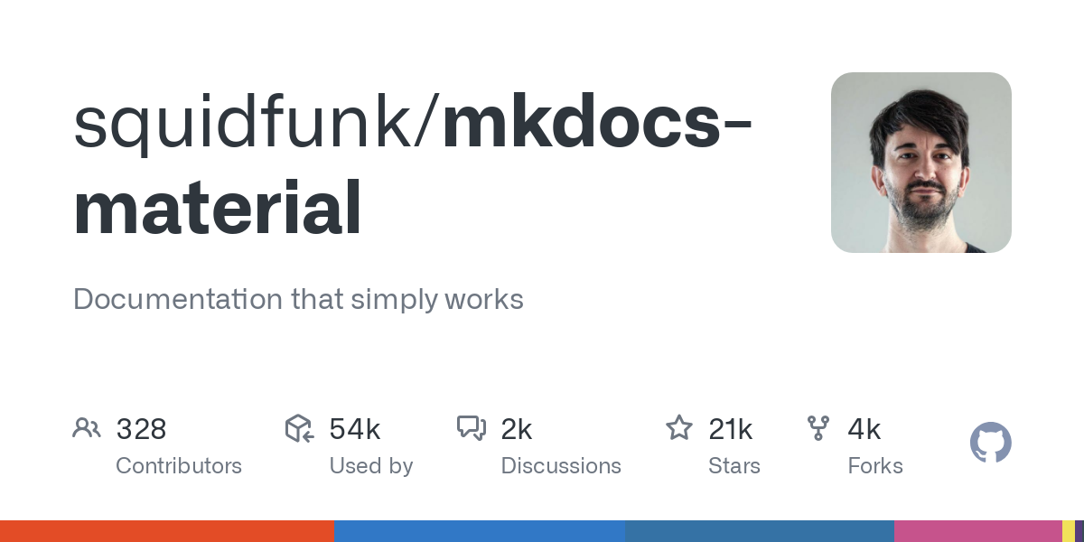 mkdocs material