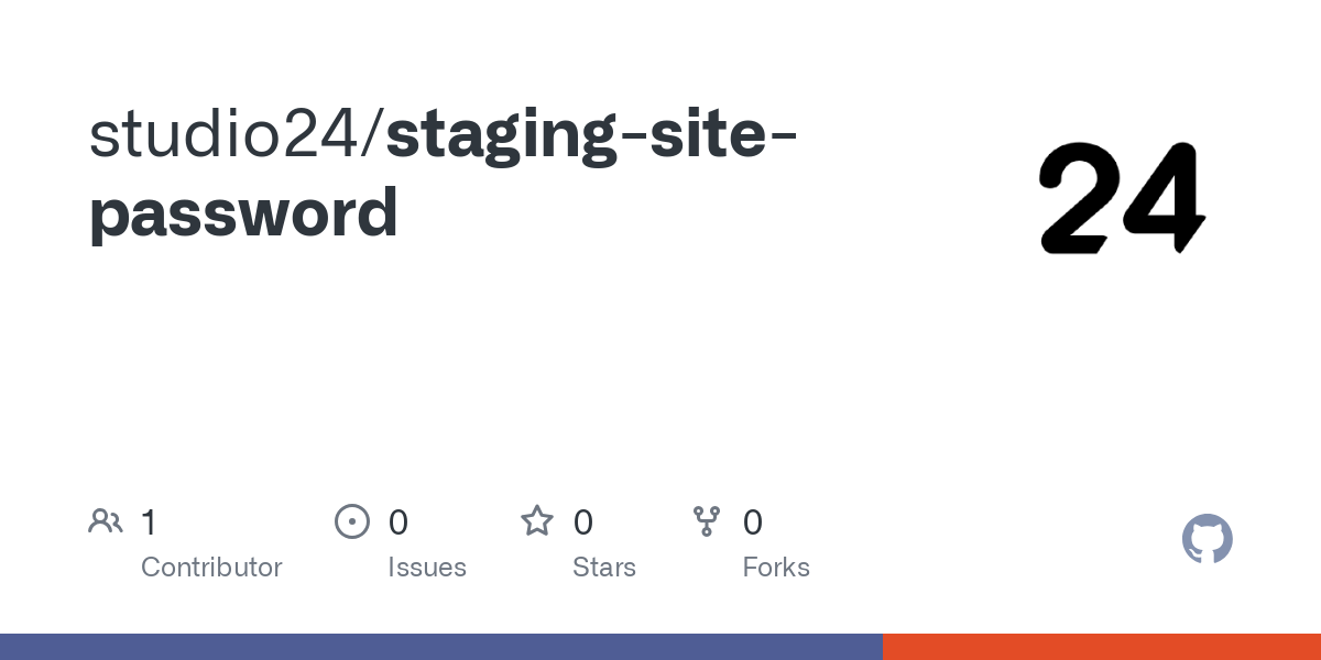 staging site password