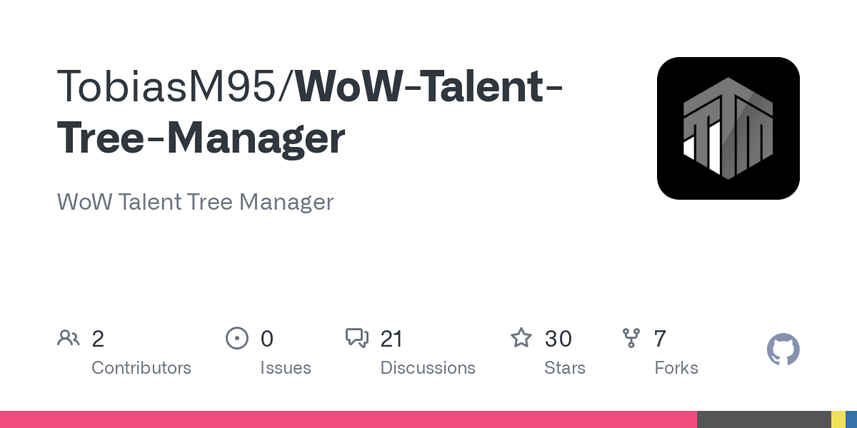 WoW Talent Tree Manager