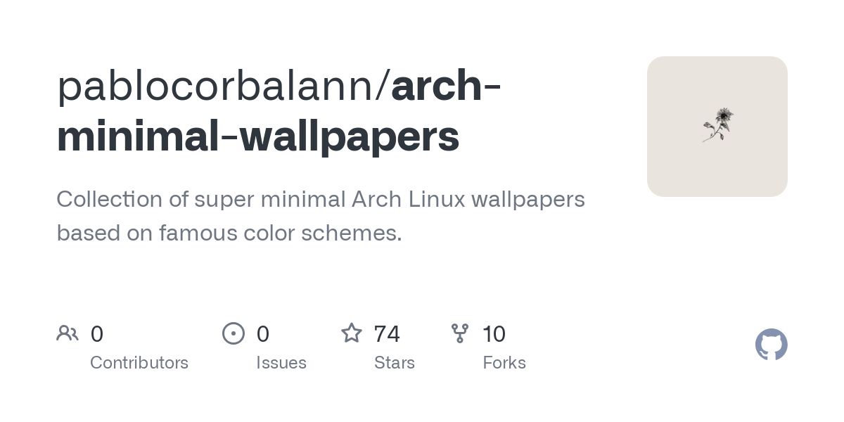 arch minimal wallpapers