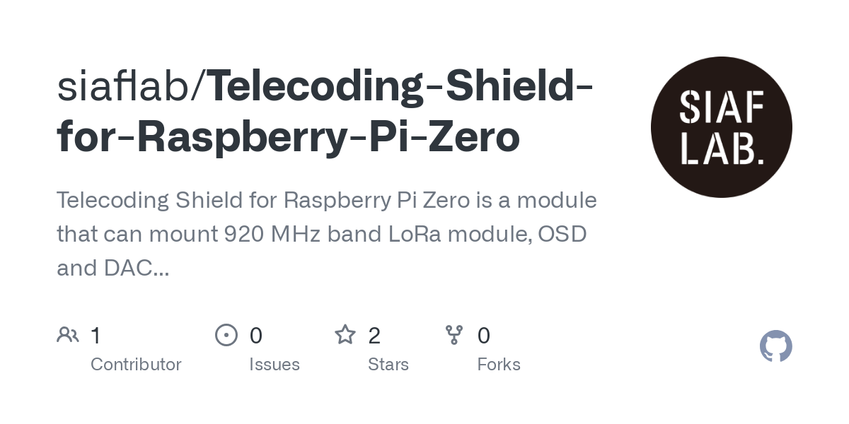 Telecoding Shield for Raspberry Pi Zero