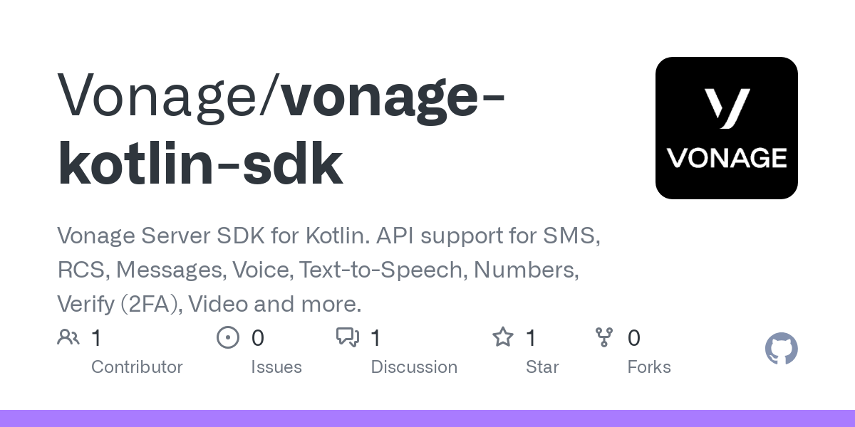 vonage kotlin sdk