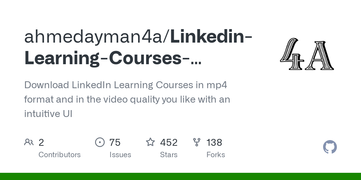 Linkedin Learning Courses Downloader