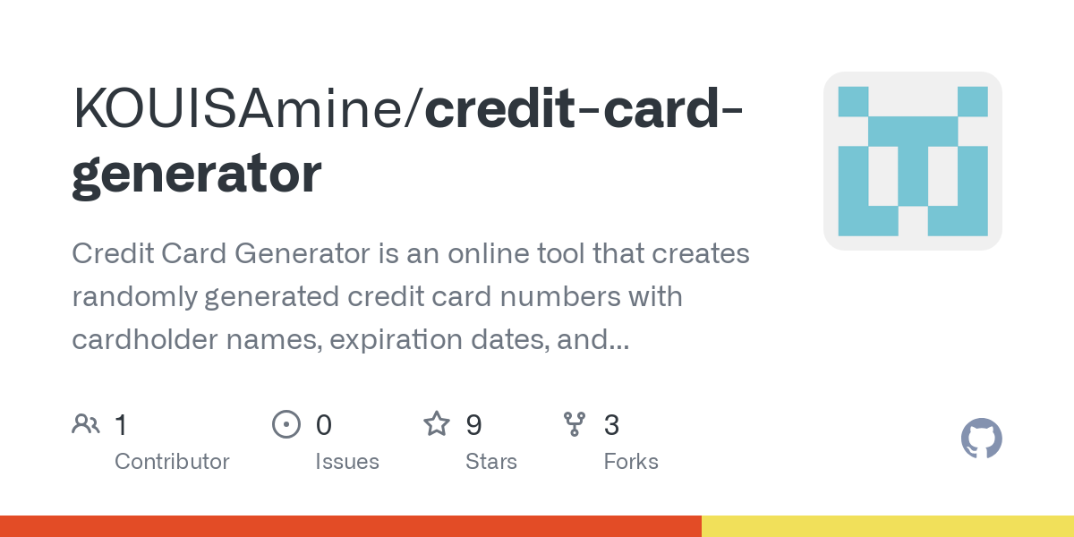 credit card generator