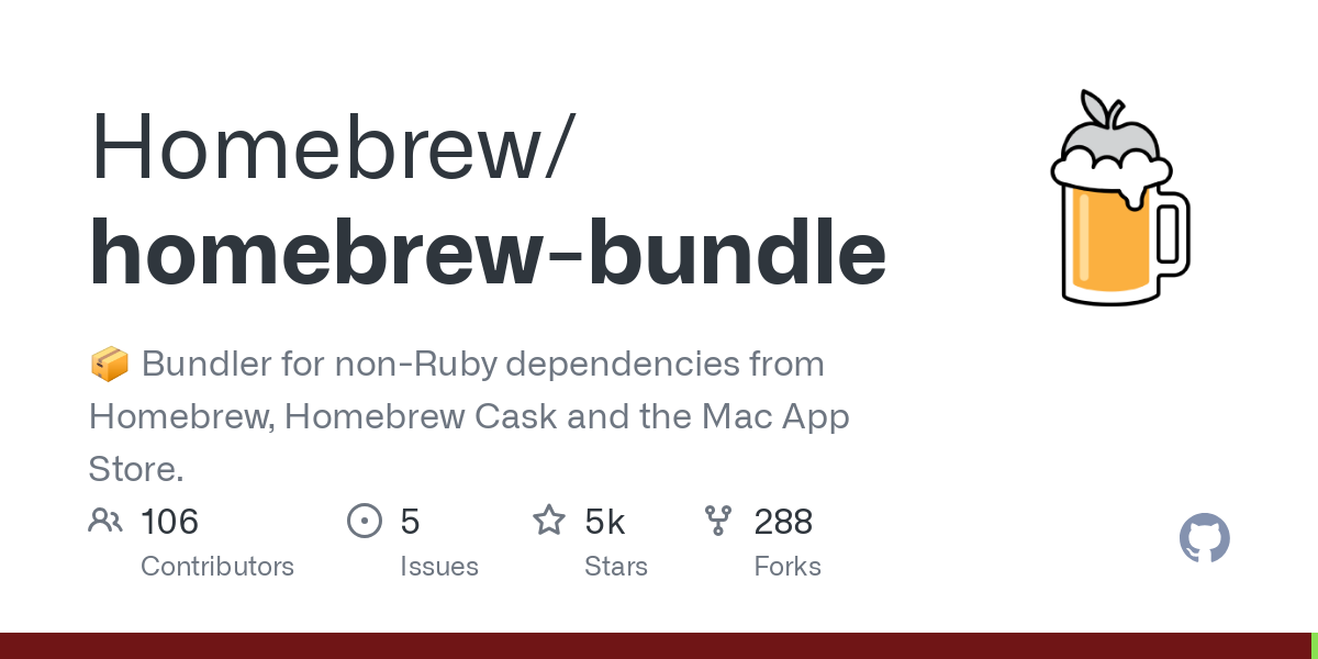 homebrew bundle