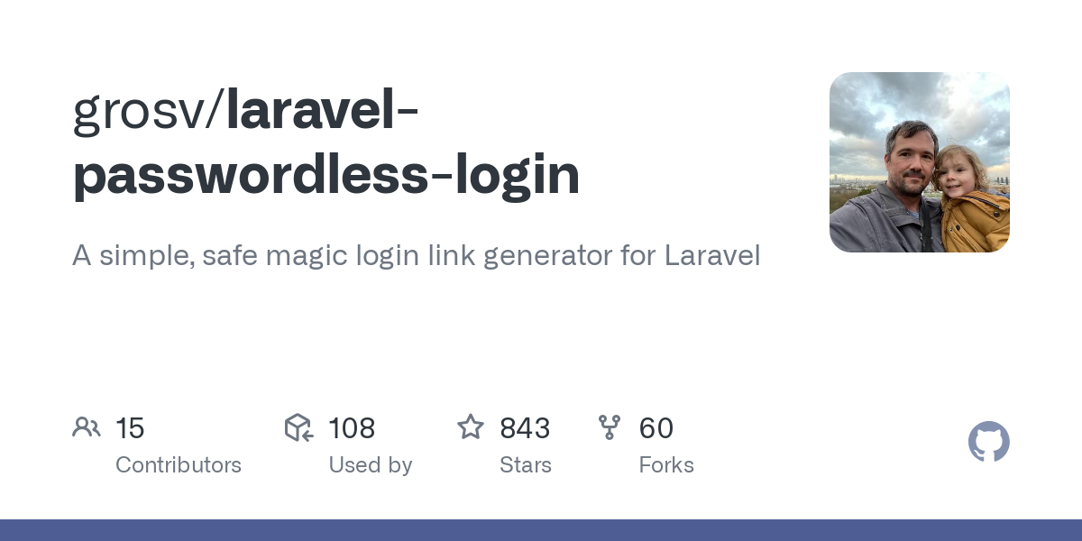 laravel passwordless login