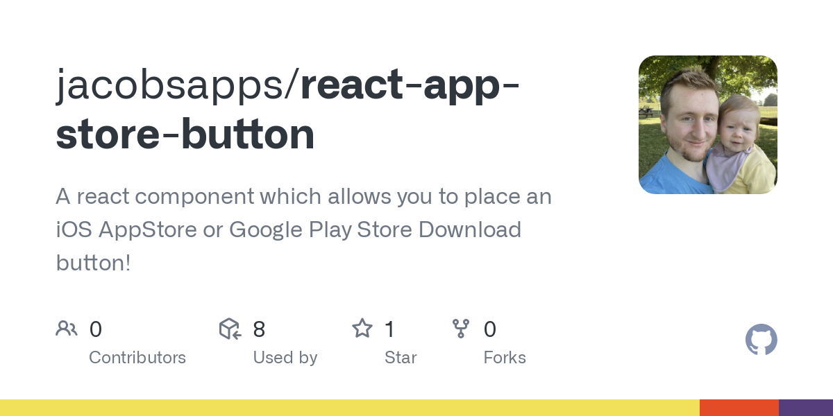 react app store button