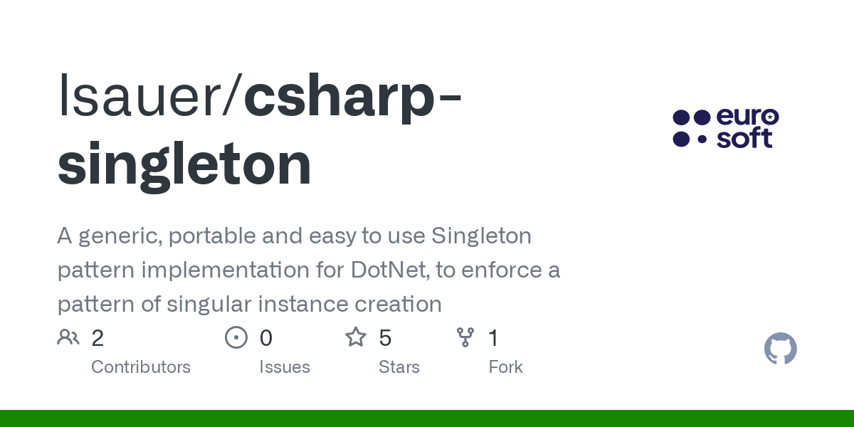 csharp singleton