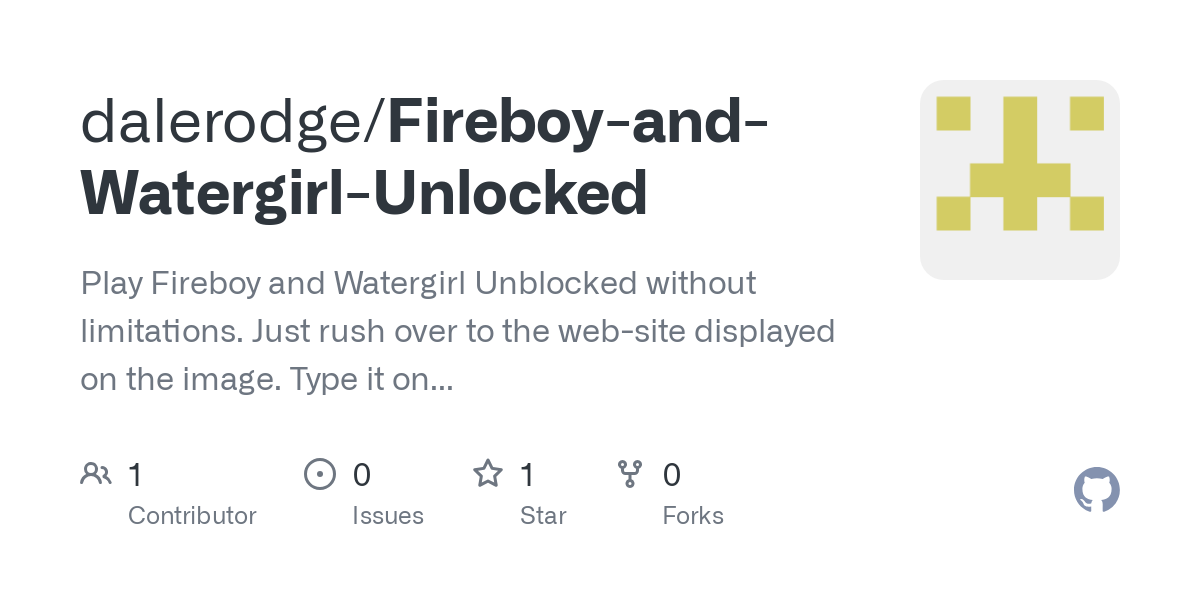 Fireboy and Watergirl Unlocked