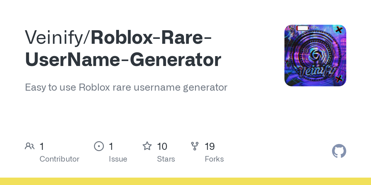 Roblox Rare UserName Generator