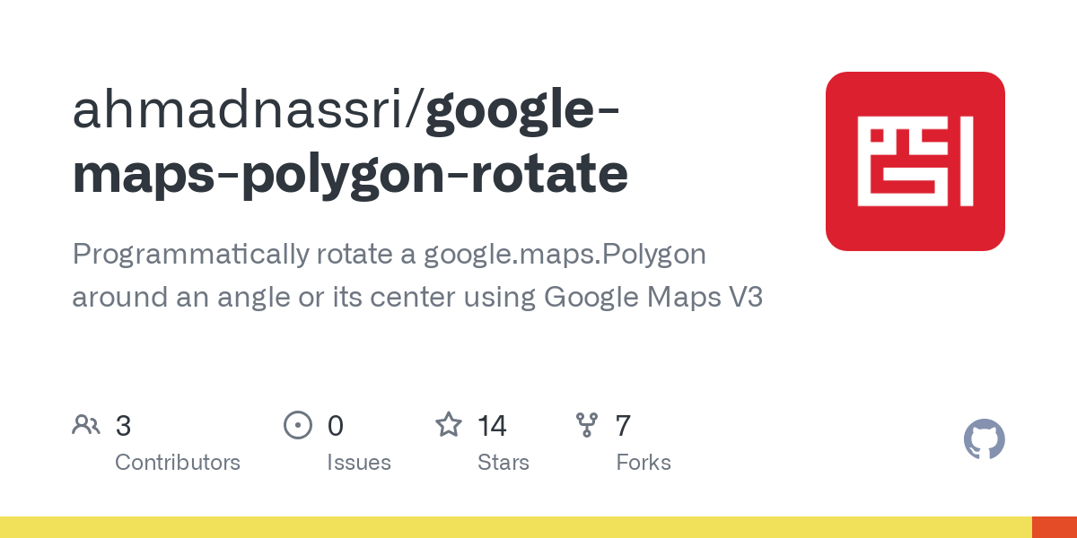 google maps polygon rotate