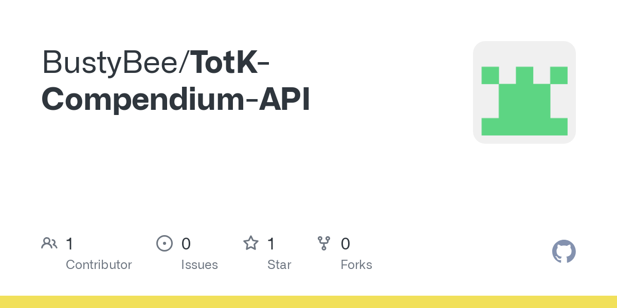 TotK Compendium API