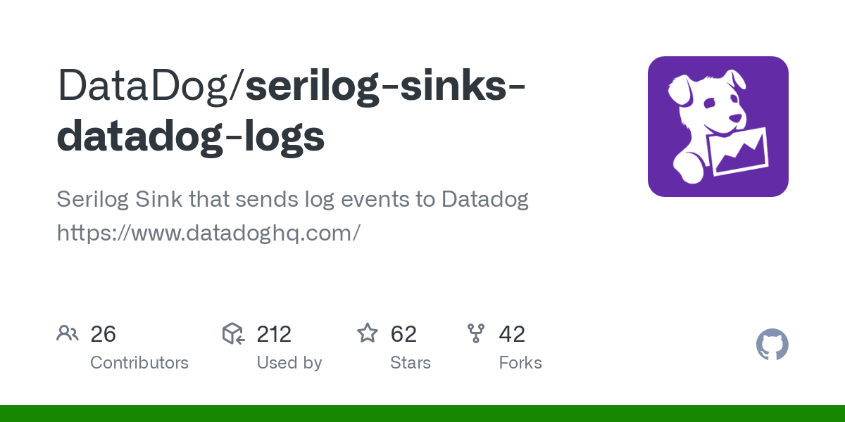 serilog sinks datadog logs