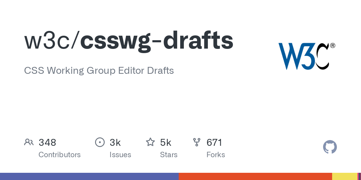 csswg drafts