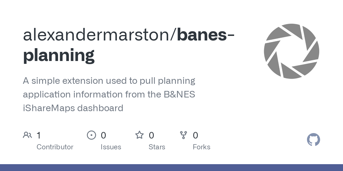banes planning