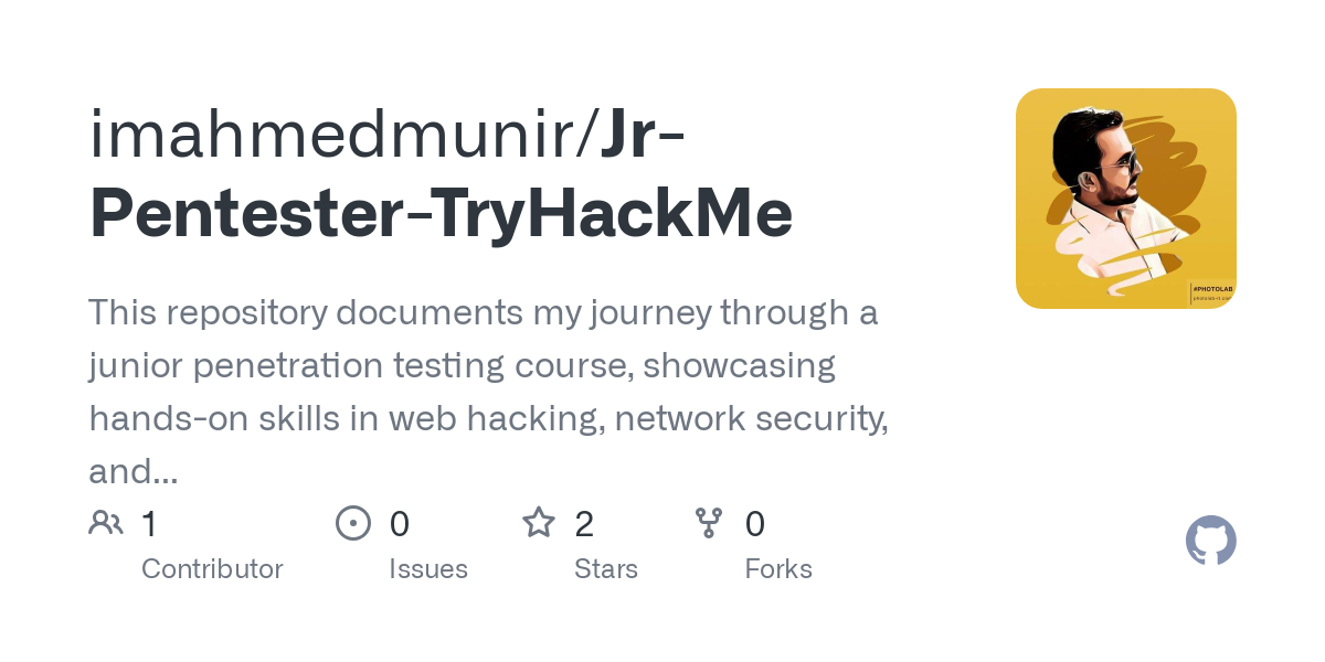 Jr Pentester TryHackMe