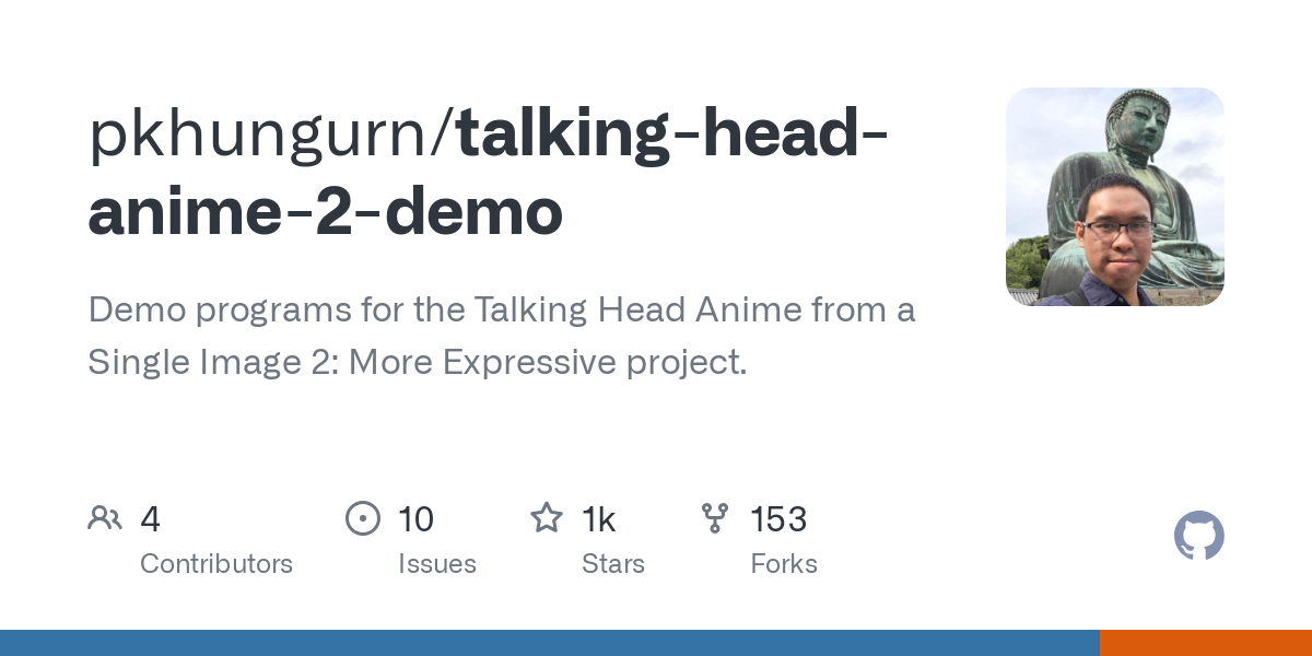 talking head anime 2 demo