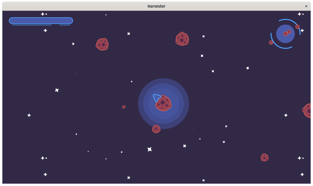 플레이어의 배는 소행성 채굴에 도킹되었습니다