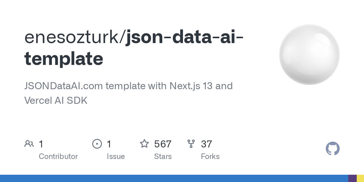 json data ai template
