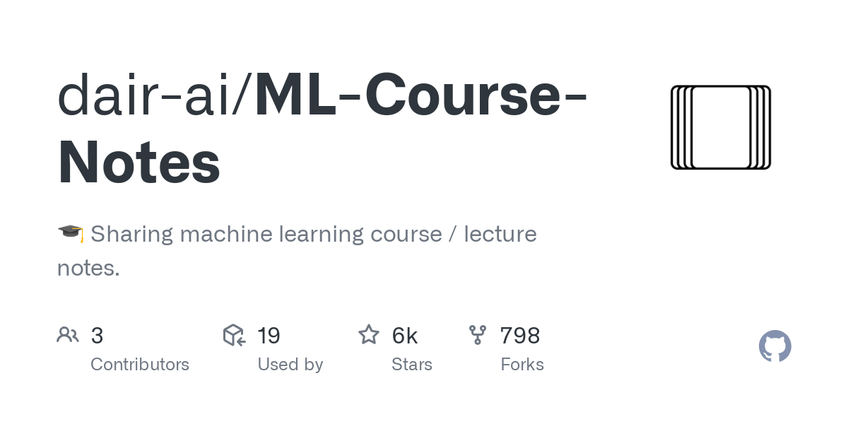 ML Course Notes