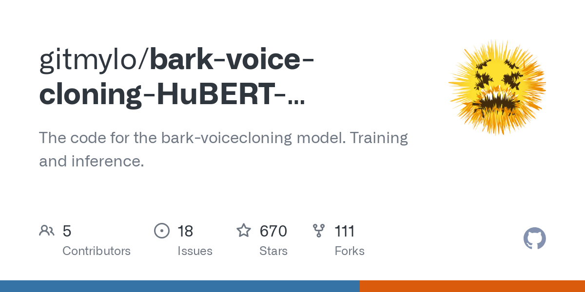 bark voice cloning HuBERT quantizer