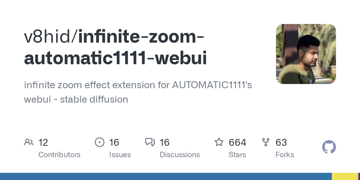 infinite zoom automatic1111 webui
