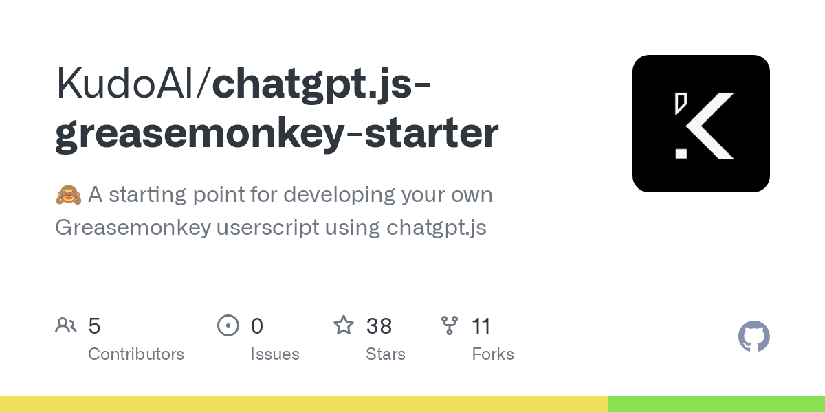 chatgpt.js greasemonkey starter