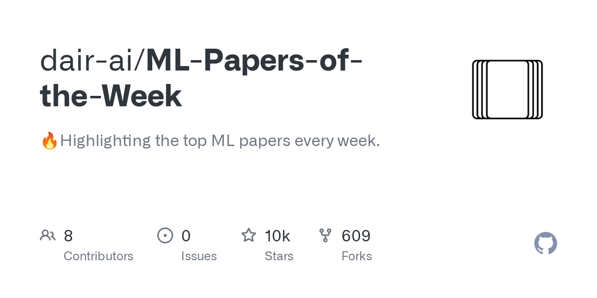 ML Papers of the Week