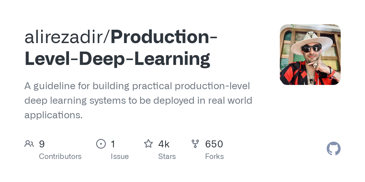 Production Level Deep Learning