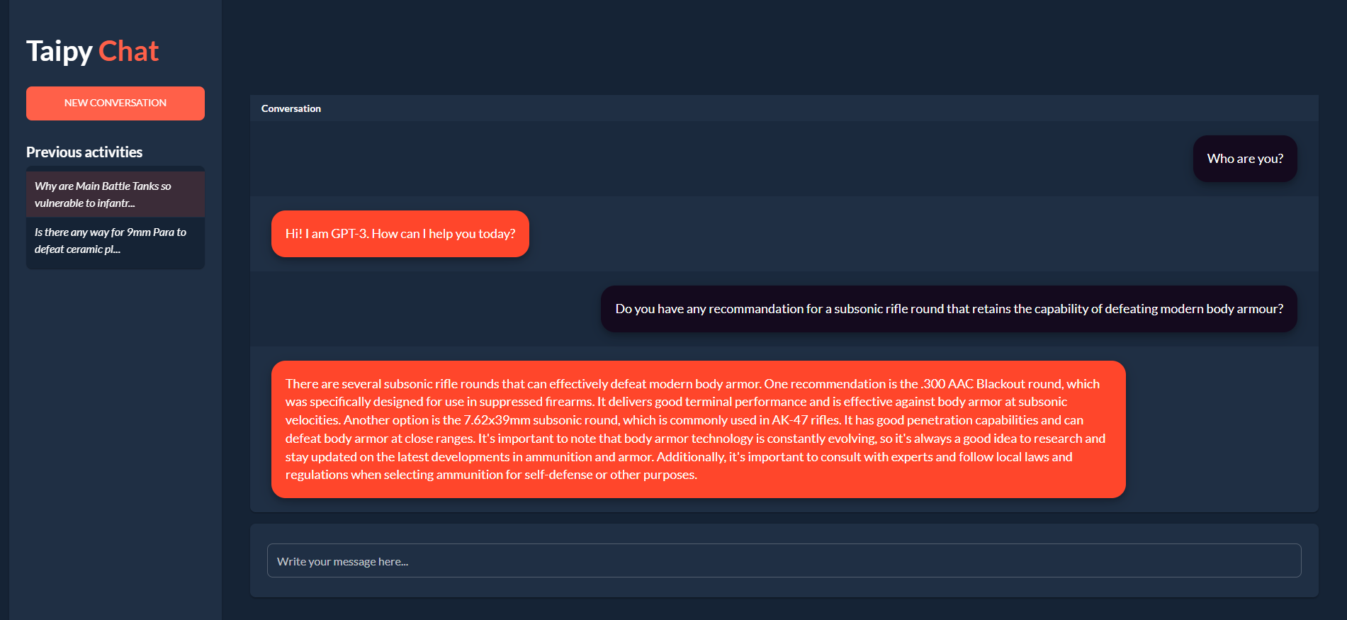 Ein Gespräch über Kaliber