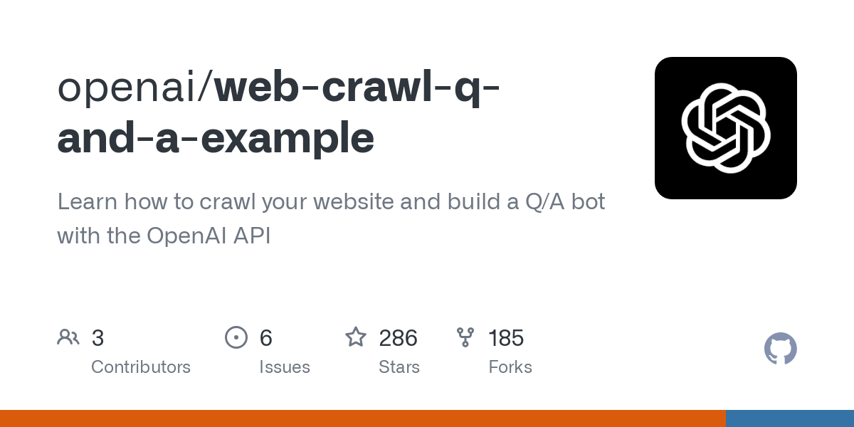 web crawl q and a example