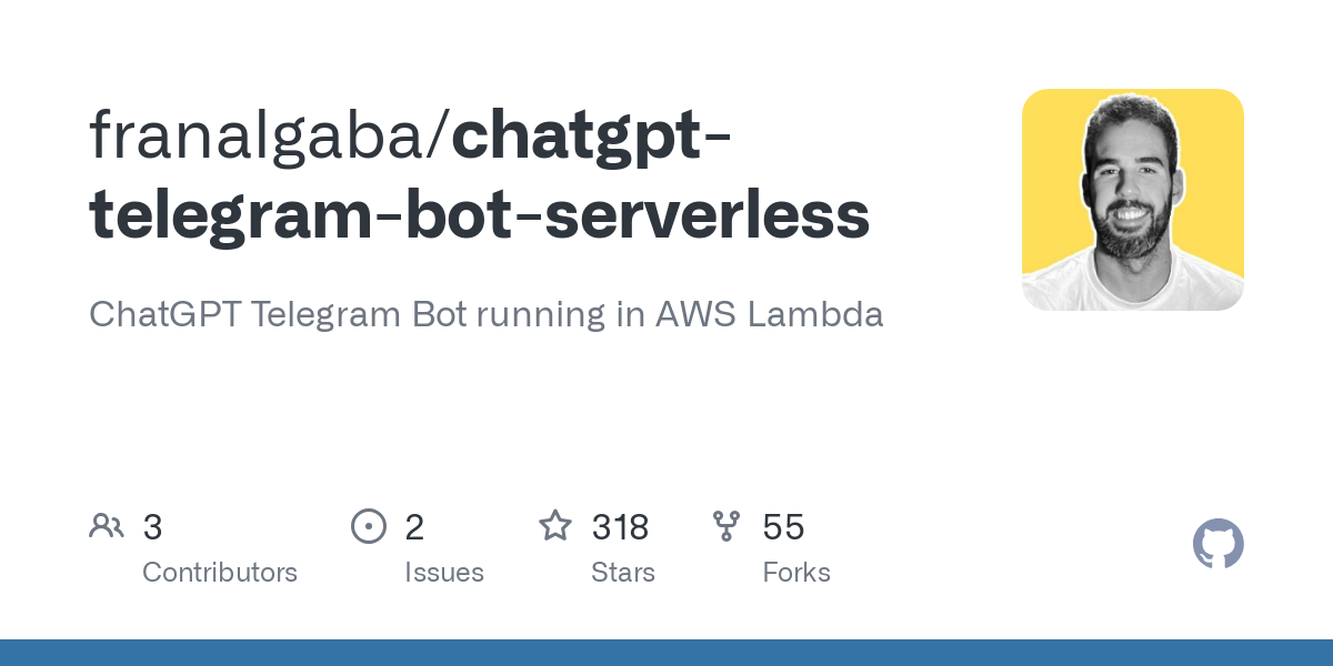 chatgpt telegram bot serverless